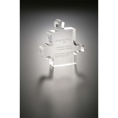 Acrylic Puzzle Piece Award