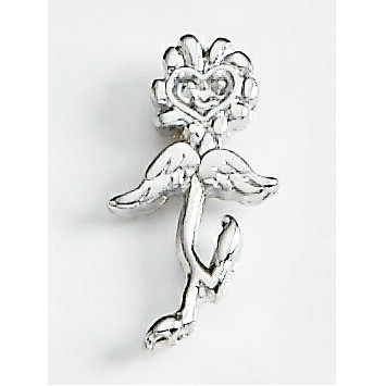 Cartoon Flower Marken Design Cast Lapel Pin (Up to 3/4")