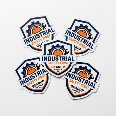 12.1 to 16 Sq. Inch Outdoor/ Indoor White Matte Vinyl Repositionable Decal