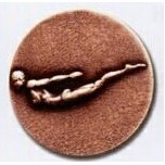 Newport Mint Medal - 2 1/2" (Diving Female)