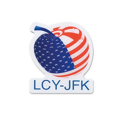 Stainless Steel Lapel Pin (Up to 1")