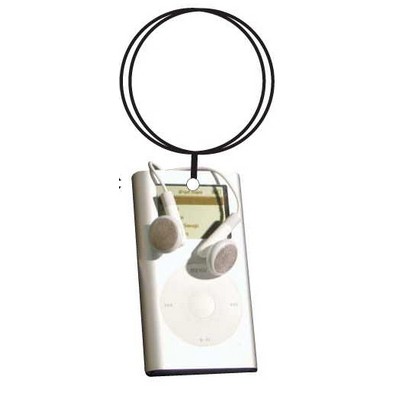 Mp3 Player Executive Keychain w/Mirrored Back (10 Square Inch)