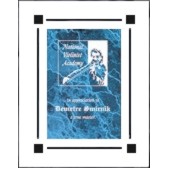 Clear Acrylic Frame Plaque w/ Blue Marble Center - 9"x11"