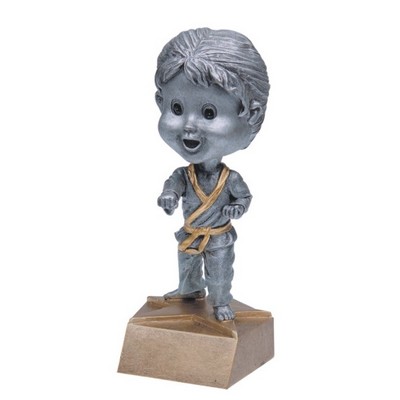 Female Karate Bobble Head