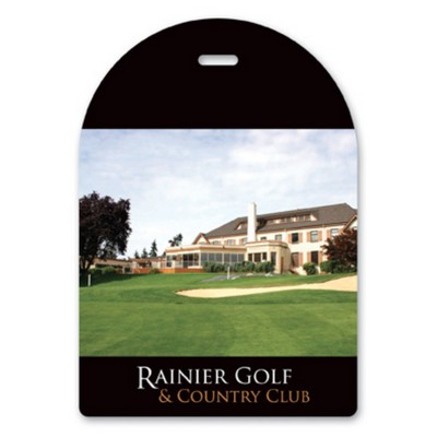 USA Made Laminated Event Tag (3.5"x5") Arch top
