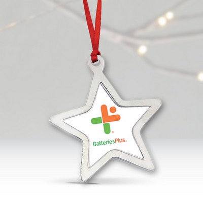2.5" Photoart Star Ornament