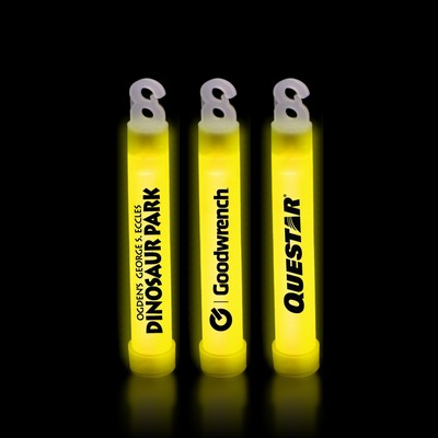 4" Premium Yellow Glow Stick(Printed)