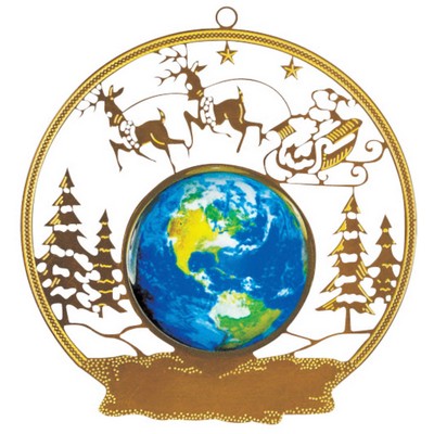 QUIKTURN Santa Sleigh Holiday Ornament - 5 Day Production