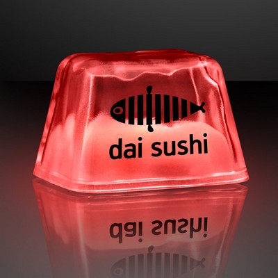 Red Inspiration Ice LED Cubes - PATENT NO. D650,121 - PRINTED