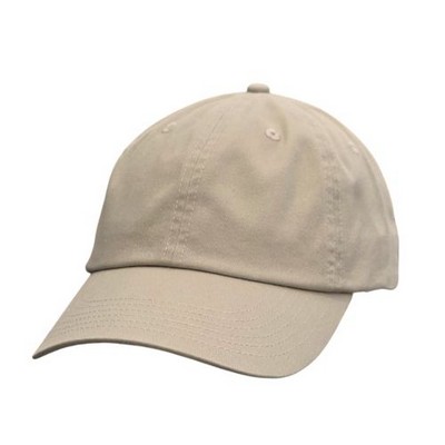 Big Size Khaki Low Profile Adjustable Cap 2XL - 4XL