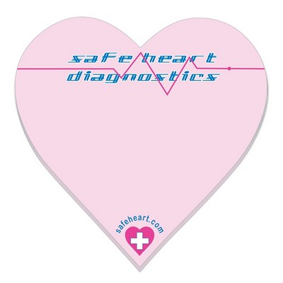 Adhesive Note Shape - Heart (5.5x5.5) - 50 Sheets