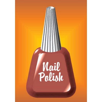 Nail Polish Metal Photo Magnet (2 1/2"x2 1/2")