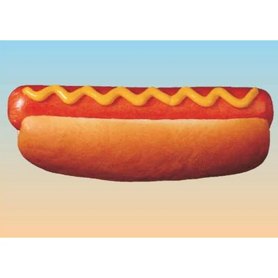 Hotdog Metal Photo Magnet (2 1/2"x2 1/2")