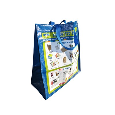 Rectangle Large Woven Shopping Bag