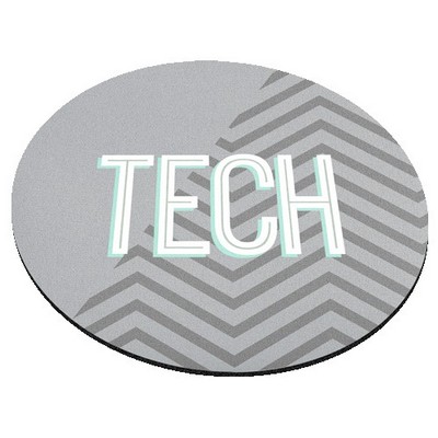 9" Diameter Standard Neoprene Round Mouse Pad - 4 Color Process
