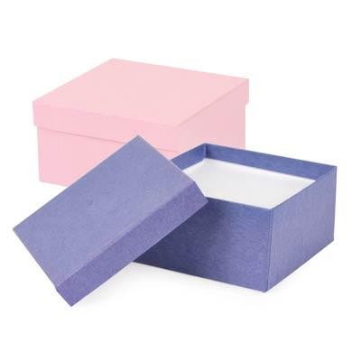 Kraft Color Jewelry Box (3 1/2" x 3 1/2" x 1 7/8")