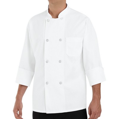 Red Kap Men's Eight Pearl-Button Chef Coat