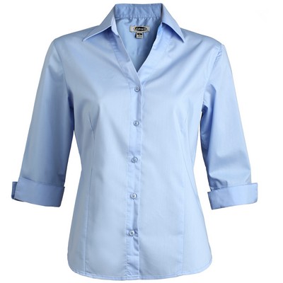 Ladies' Stretch Broadcloth Blouse