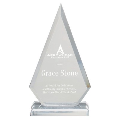 Jade Arrowhead Acrylic on Base