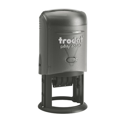 Trodat Self-Inking Die Plate Dater Stamp (1 1/2" Diameter)