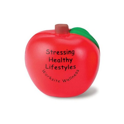2 9/16" Apple Shaped Stress Ball