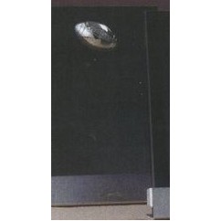 Smoked Glass Plaque Award w/Silver Football Accent, Plastic Mounts & Base (4"x6.5")