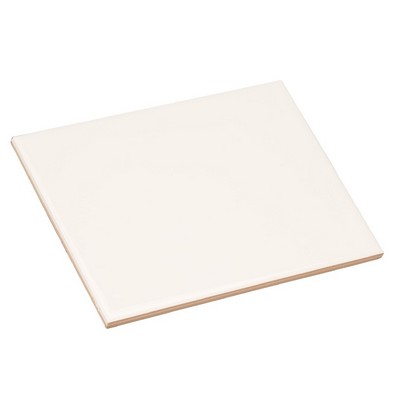 6 x 8 White Full Color Ceramic Tile