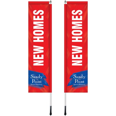 2' X 8' Custom Double Sided Windchaser Flag Kit