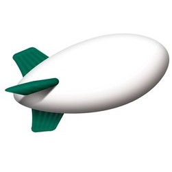 Helium Inflated Blimp, Full-Digital Imprint (22'L x 7.5'Dia ) 22' x 7.5'