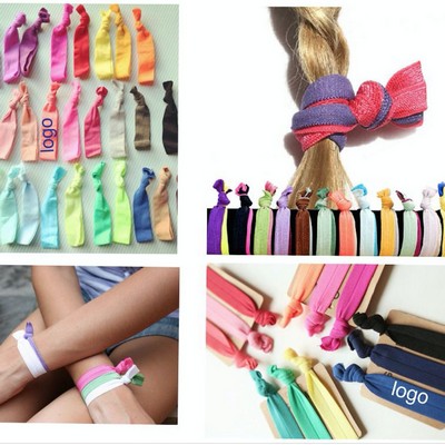 Hair Tie, Hand Wristband, Knotted Girl Hair Ties