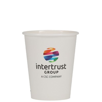 8 oz Eco-Friendly Paper Cup - White - Digital