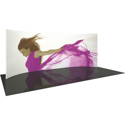 Formulate Master 20' WH1 Horizontal Curve Fabric Backwall