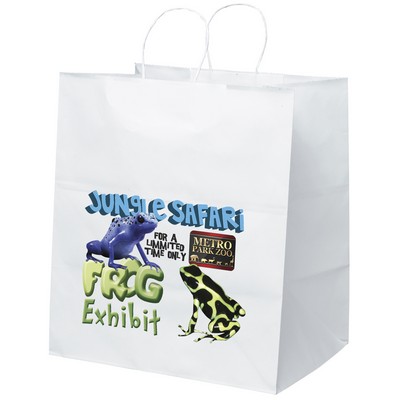 Brute - White Shopper - ColorVista (14" x 10" x 15 1/2")