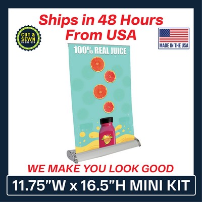 11.75"W x 16.5"H Mini Kit (Hardware and Graphic Kit) - Printed in the USA