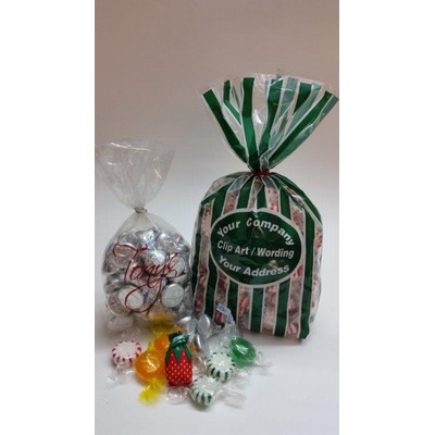 Custom Printed Cellophane Bags (3" x 1.5"x 11")