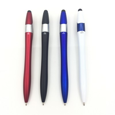 4-In-1 Stylus Twister pen With 3 Color Inks