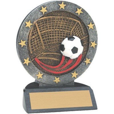Soccer All Star Resin Trophy (4½")