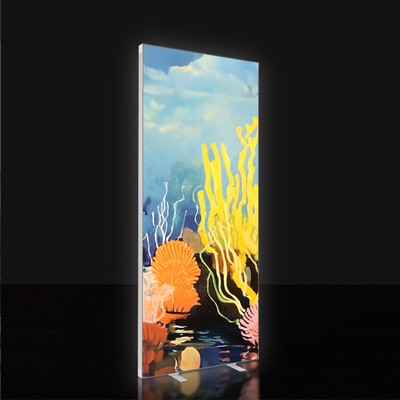Pozelite Freestanding Single Sided Backlit SEG Display