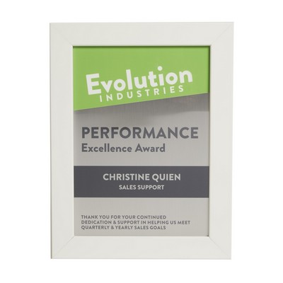 DRIFT: Framed Metal/Acrylic