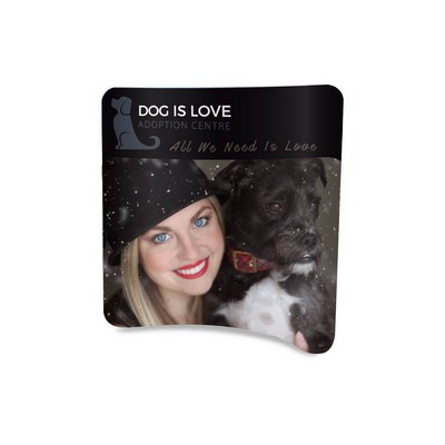 Tension Fabric Display Curved (8' x 10ft)