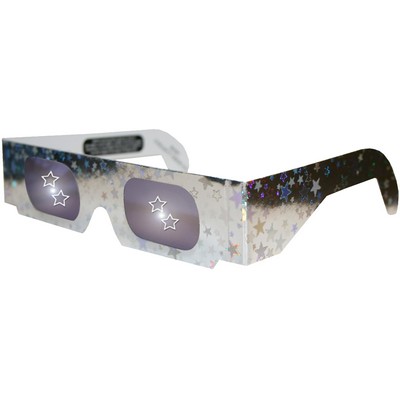 3D HOLOSPEX® Glasses STAR HAPPY EYES - STOCK