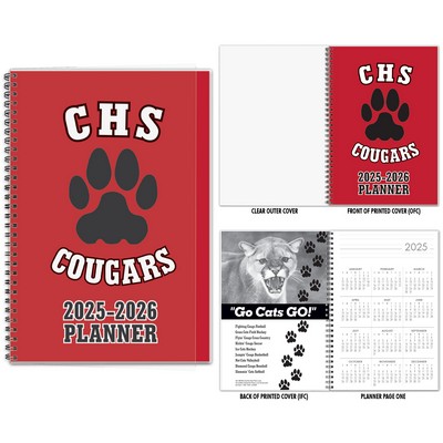 Wire Bound "Vue" School or Standard Planner, Large