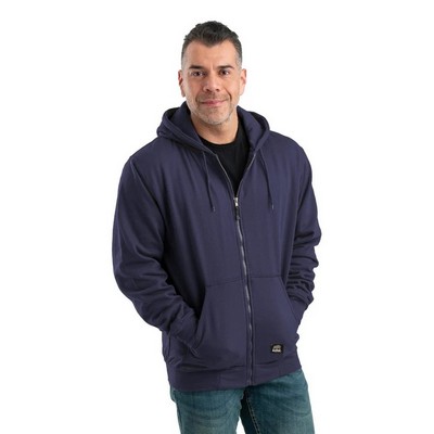 Berne Men's Thermal Lined Full-Zip Hooded Sweatshirt