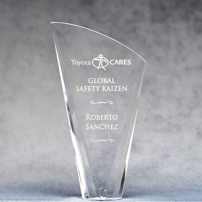 7½" Spectra Color Crystal Prismatic Sail Award