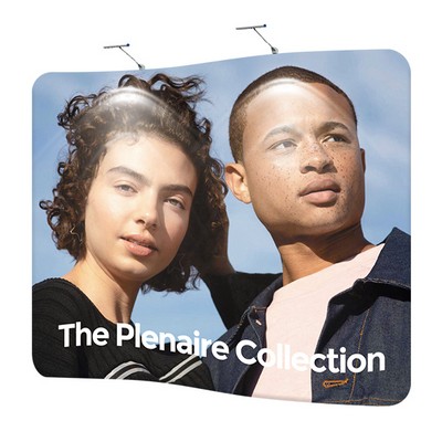 8' S-Shaped Tension Fabric Backdrop Kit