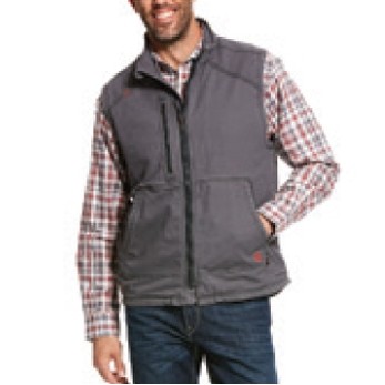 Ariat® FR DuraLight Stretch Canvas Men's Iron Gray Vest