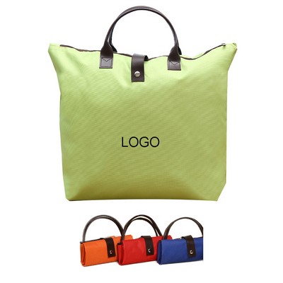 Collapsible Grocery Tote with Reinforced Handles