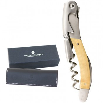 Laguiole Tradition® Corkscrew w/Box Wood Brown Handle