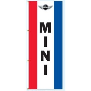 Double Faced Interceptor® Drape Flags (Center Panel - Mini®) (3' x 8')