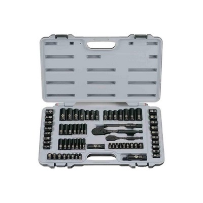 Stanley® Tools 69-Piece Black Chrome Socket Set